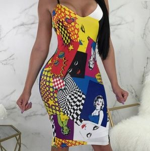 Women printed dress